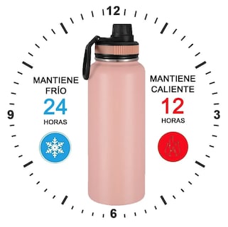 Foto 4 | Foto 4 | Termo Acero Inoxidable 304 Doble Pared 1100 Ml Modelo Rosa