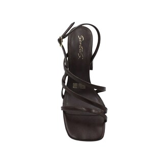 Foto 6 | Foto 6 | Tacones Casuales De Tiras Senties Café Para Mujer