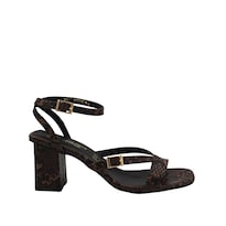 Tacones Casuales Con Tacón Ancho Senties Café Para Mujer