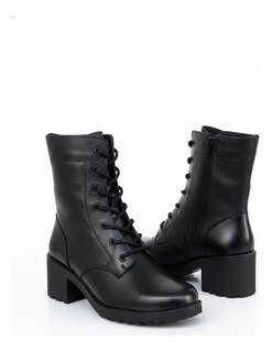 Foto 2 | Foto 2 | Botines De Piel Relax 2200 Negros para Mujer