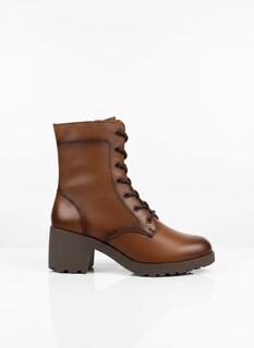 Foto 1 | Foto 1 | Botines De Piel Relax 2200 Miel para Mujer