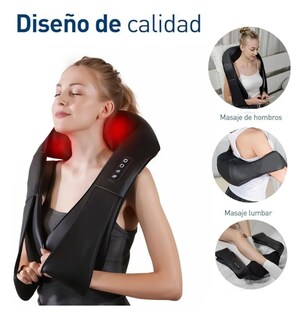 Foto 3 | Foto 3 | Masajeador De Cuello Espalda Hombro Pies Modelo Negro