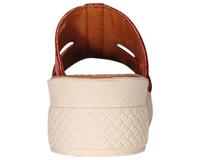 Foto 7 | Foto 7 | Sueco Enco Footwear Rojo Piel Vacuno Plataforma 4.5 Cm Sandalia Casual Para Mujer