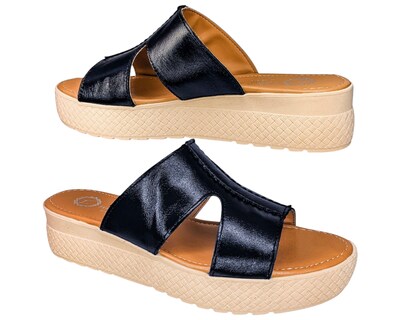 Foto 5 | Foto 5 | Sueco Enco Footwear Negro Piel Vacuno Plataforma 4.5 Cm Sandalia Casual Para Mujer