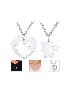 Foto 3 | Foto 3 | Collar Pareja Puzzle