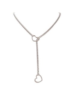 Foto 2 | Foto 2 | Collar de Corazón Güish Plateado