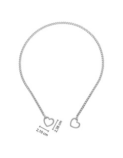 Foto 3 | Foto 3 | Collar de Corazón Güish Plateado