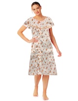 Camisón Tatys Fashion Anaranjado Suave Fresco y Cómodo para Mujer