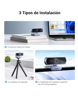 Foto 7 | Foto 7 | Camara Web Ugreen Full Hd 1080p con Micrófono Dual