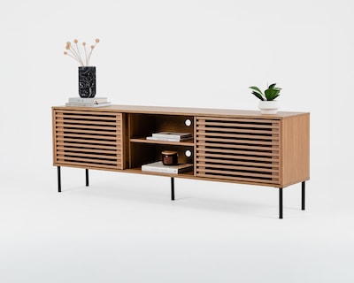 Foto 1 | Foto 1 | Mesa Para Tv Marilia Loomber Color Miel 180 Cm