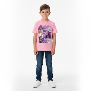 Foto 3 | Foto 3 | Playera Infantil Kpop Demon Hunters Diseño Huntrix Color Rosa Talla 4