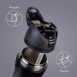 Foto 5 | Foto 5 | Termo de Acero Inoxidable Mini Boost 473 ml (16 oz) Bebidas Calientes o Frías Tecnología de Aislamiento Térmico, MagmaLife