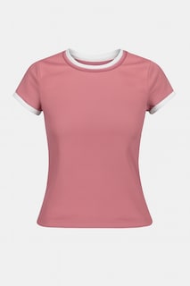 Foto 1 | Foto 1 | Playera Casual Manga Corta 2815 Rosa para Mujer
