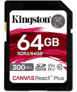 Foto 1 | Foto 1 | Tarjeta De Memoria Sd Kingston Canvas React Plus 64gb Uhs-ii U3 V90 300mb/s