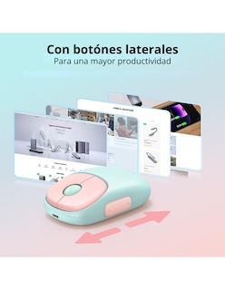 Foto 4 | Foto 4 | Mouse Inalámbrico Ugreen Mu102 Fun+ Recargable Azul