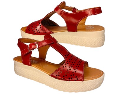Foto 3 | Foto 3 | Sandalias Enco Footwear de Piel para Mujer