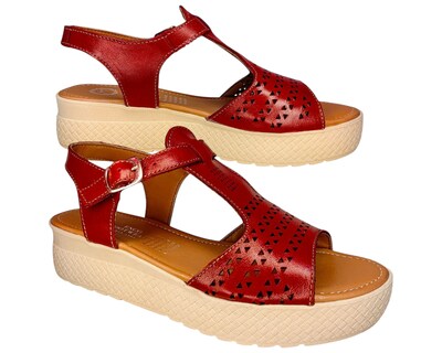 Foto 5 | Foto 5 | Sandalias Enco Footwear de Piel para Mujer