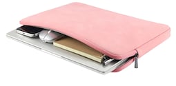 Funda para Laptop 13.3 Pulgadas Cuero PU Impermeable Antichoque Rosa