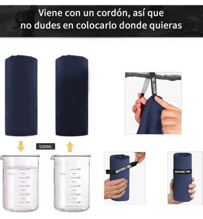 Foto 4 | Foto 4 | Juego De Toallas Deportivas Absorbentes Secado Rápido Modelo Azul