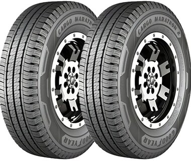 Foto 1 | Foto 1 | Paquete De 2 Llantas 195 R15 Goodyear Cargo Marathon 2 106/104q