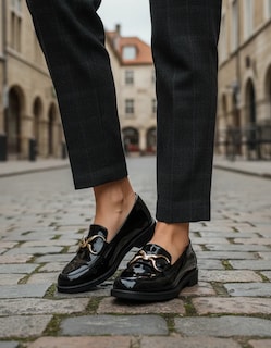 Foto 6 | Foto 6 | Zapatos Golden Shoes 20427a Negro Elegante Dama