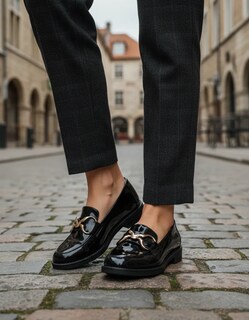 Foto 6 | Foto 6 | Zapatos Golden Shoes 20427a Negro Elegante Dama