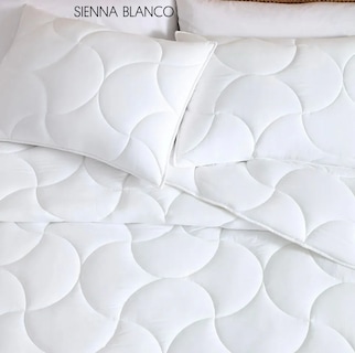 Foto 3 | Foto 3 | Set Edredón Sienna B.Kind & Beyond Matrimonial Queen Size Extra Suave Blanco 3 pzas