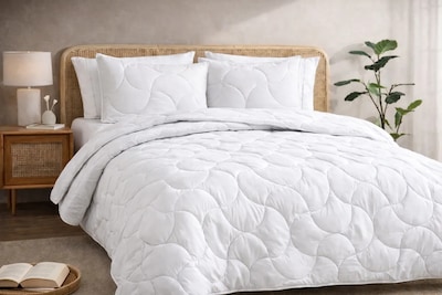 Foto 5 | Foto 5 | Set Edredón Sienna B.Kind & Beyond Matrimonial Queen Size Extra Suave Blanco 3 pzas