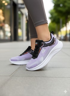 Foto 2 | Foto 2 | Tenis Golden Shoes 0844 Lila Negro Deportivo Mujer