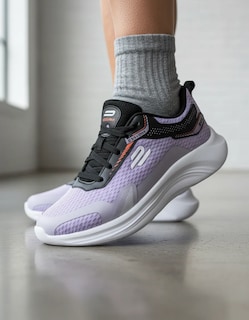 Foto 4 | Foto 4 | Tenis Golden Shoes 0844 Lila Negro Deportivo Mujer