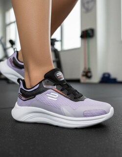 Foto 3 | Foto 3 | Tenis Golden Shoes 0844 Lila Negro Deportivo Mujer