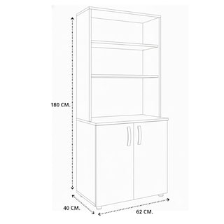 Foto 7 | Foto 7 | Alacena De Cocina Ginebra Hogare Roble