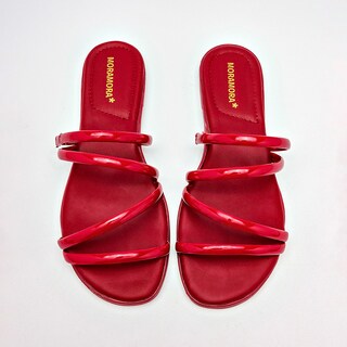 Foto 3 | Foto 3 | Moramora Sandalia Piso Para Mujer Rojo Cod 140707-e