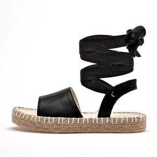 Foto 5 | Foto 5 | Queen Sandalia Tipo Alpargata Para Mujer Negro Cod 140788-e