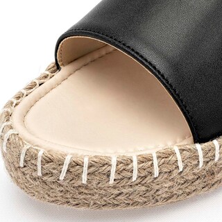 Foto 7 | Foto 7 | Queen Sandalia Tipo Alpargata Para Mujer Negro Cod 140788-e