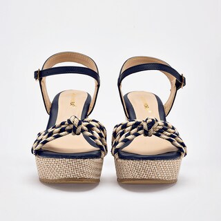 Foto 3 | Foto 3 | Moramora Sandalia Cuña Para Mujer Marino Cod 140683-e