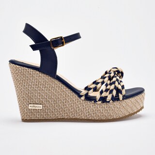 Foto 6 | Foto 6 | Moramora Sandalia Cuña Para Mujer Marino Cod 140683-e