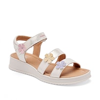 Yuyin Sandalia Piso Para Mujer Blanco Tornasol Cod 140879-e