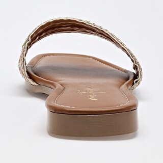 Foto 6 | Foto 6 | Mora Tierra Sandalia Piso Para Mujer Café Multicolor Cod 142015-e