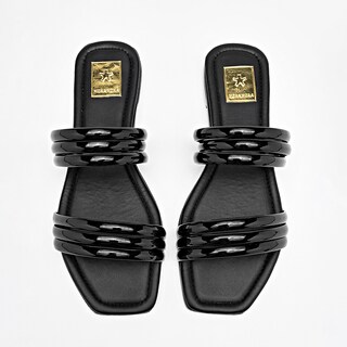 Foto 3 | Foto 3 | Moramora Sandalia Piso Para Mujer Negro Charol Cod 140578-e