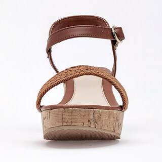 Foto 3 | Foto 3 | Queen Sandalia Cuña Para Mujer Camel Café Cod 140781-e