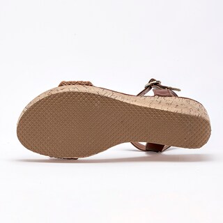 Foto 7 | Foto 7 | Queen Sandalia Cuña Para Mujer Camel Café Cod 140781-e