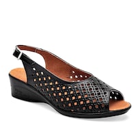 Mora Confort Sandalia Confort Para Mujer Negro Cod 140910-e