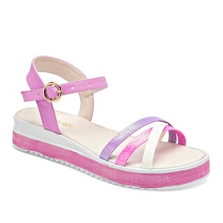 Foto 1 | Foto 1 | Celex Sandalia Piso Para Mujer Rosa Lila Blanco Cod 140308-e