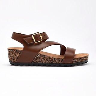 Foto 7 | Foto 7 | Via Moda Sandalia Cuña Para Mujer Café Cod 140848-e