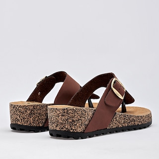 Foto 5 | Foto 5 | Moramora Sandalia Cuña Para Mujer Camel Cod 140519-e