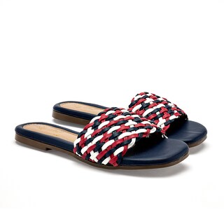 Foto 2 | Foto 2 | Sexy Girl Sandalia Piso Para Mujer Marino Blanco Rojo Cod 140813-e