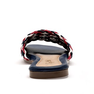 Foto 6 | Foto 6 | Sexy Girl Sandalia Piso Para Mujer Marino Blanco Rojo Cod 140813-e