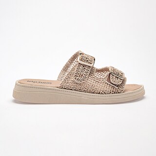 Foto 7 | Foto 7 | Niñas Fashion Sandalia Piso Para Mujer Beige Cod 140926-e