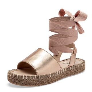 Foto 1 | Foto 1 | Queen Sandalia Tipo Alpargata Para Mujer Dorado Cod 140789-e